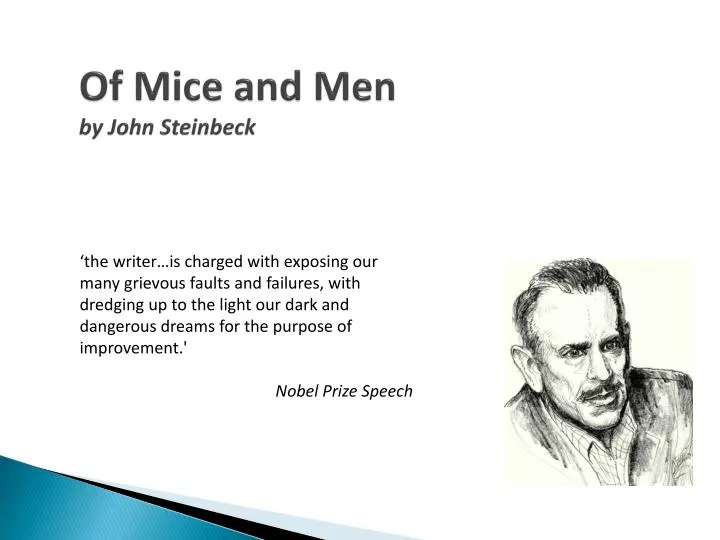 Реферат: Of Mice And Men By John Steinbeck