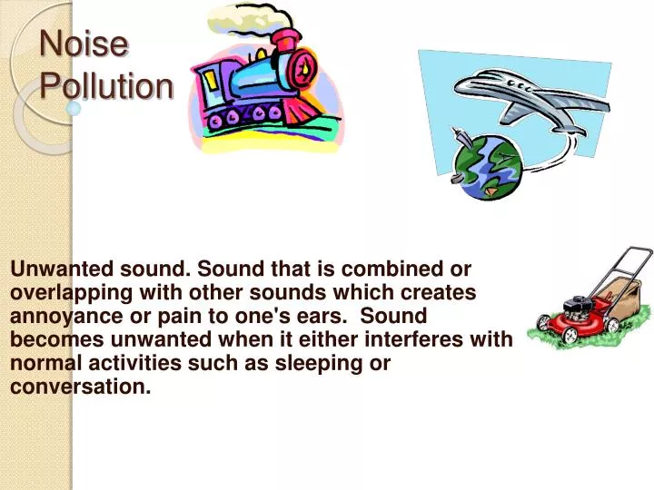 Noise Pollution Powerpoint