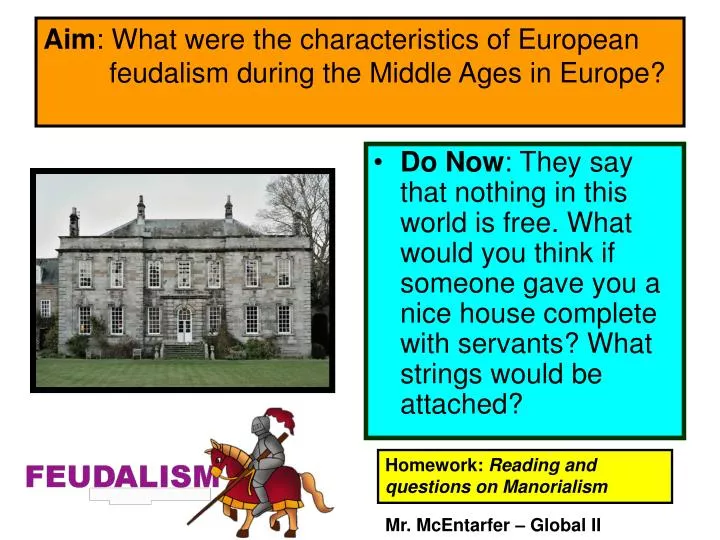 european feudalism in the middle ages