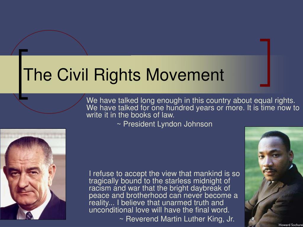 presentation on the civil rights movement