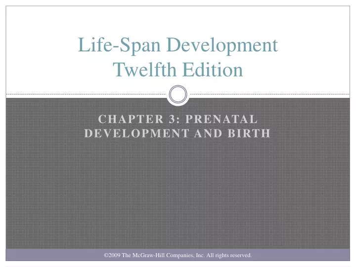 Ppt Life Span Development Twelfth Edition Powerpoint Presentation Free Download Id1435660