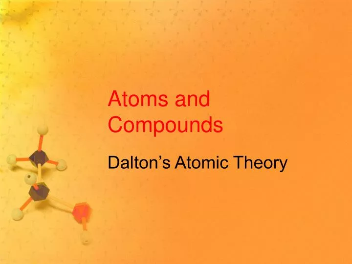 atoms and compounds n.