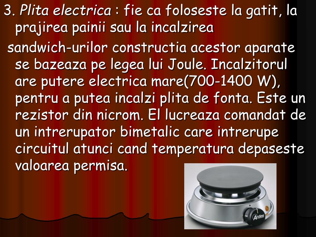 PPT - Efectul termic al curentului electric PowerPoint Presentation, free  download - ID:1440012