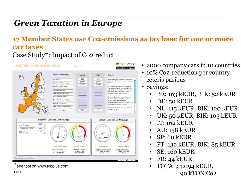 PPT Green Taxation in Europe PowerPoint Presentation, free download