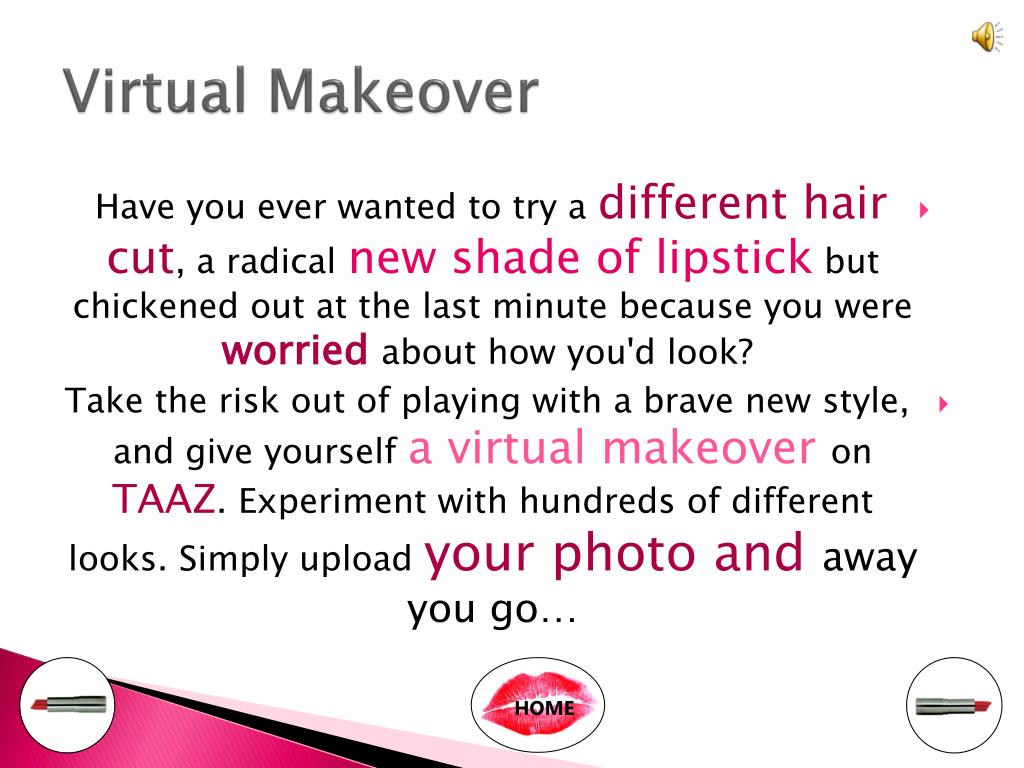 PPT - TAAZ Virtual Makeover .Real Beauty PowerPoint Presentation, free  download - ID:1443498
