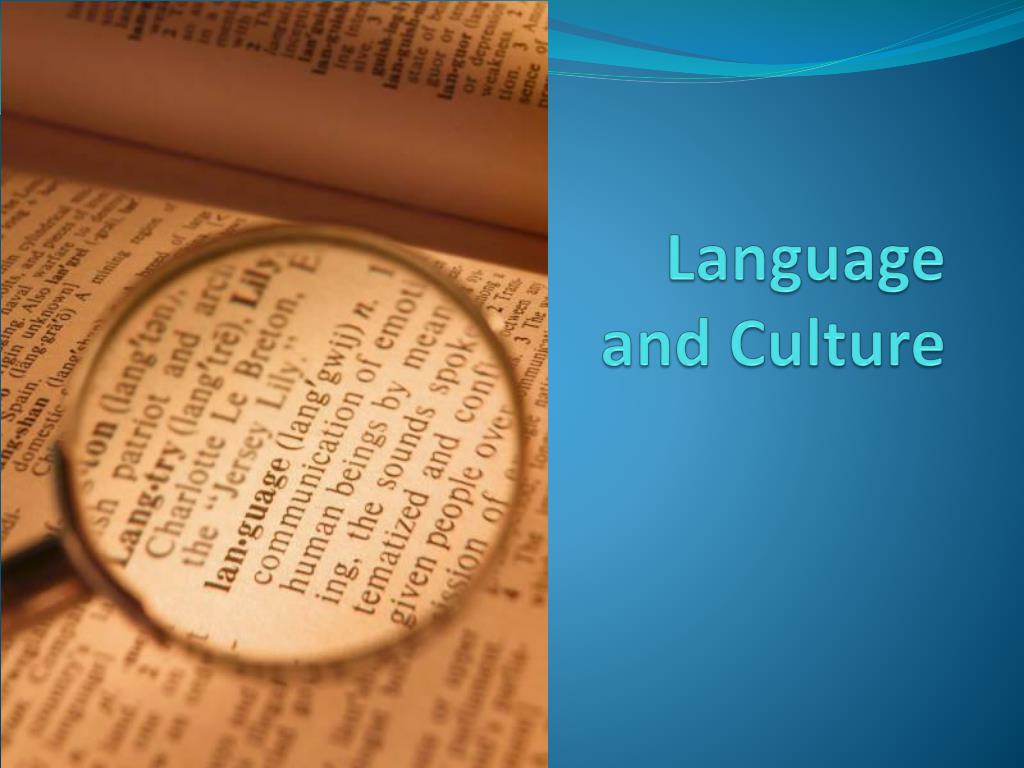 language and culture presentation