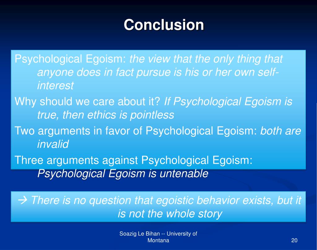 psychological egoism vs ethical egoism