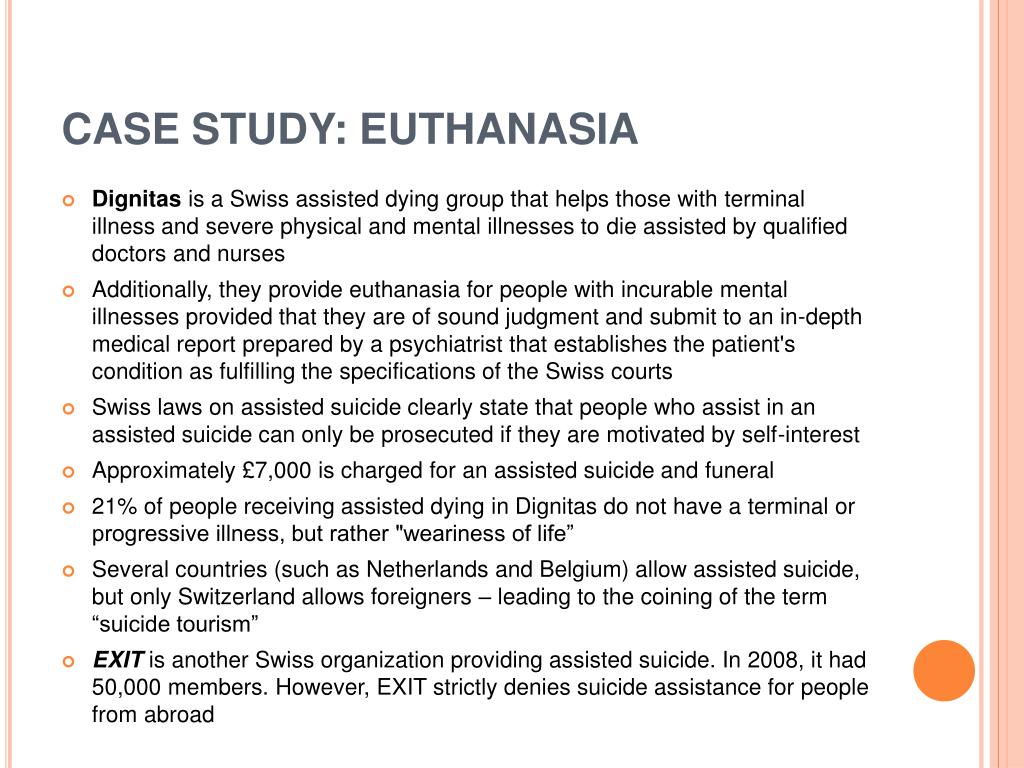case study for euthanasia