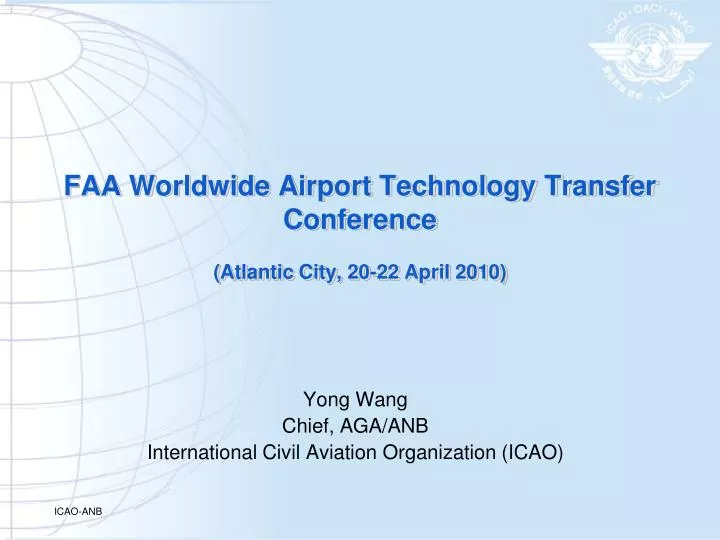 faa worldwide airport technology transfer conference atlantic city 20 22 april 2010 n.
