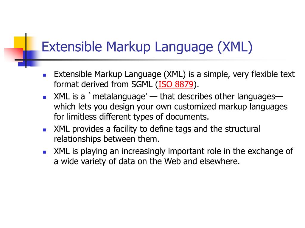 PPT - Extensible Markup Language (XML) PowerPoint Presentation, free  download - ID:1447314