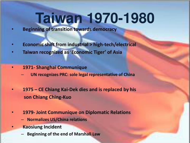 PPT - Political Influences on Business and Economic Development in China and Taiwan PowerPoint 