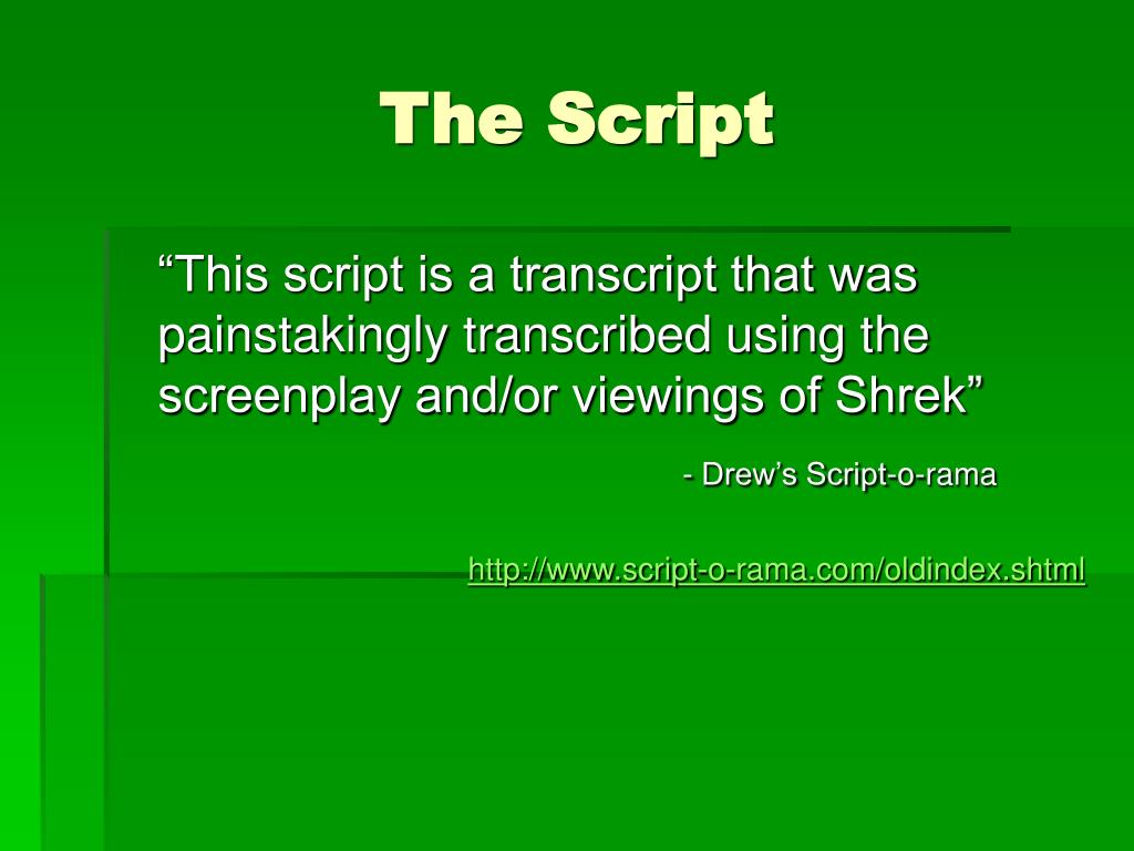 PPT - Shrek PowerPoint Presentation, free download - ID:1447754