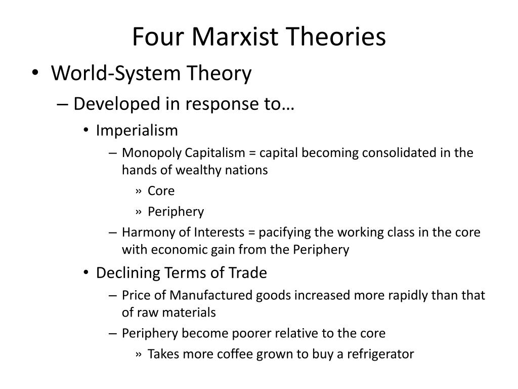 marxist theory focuses on