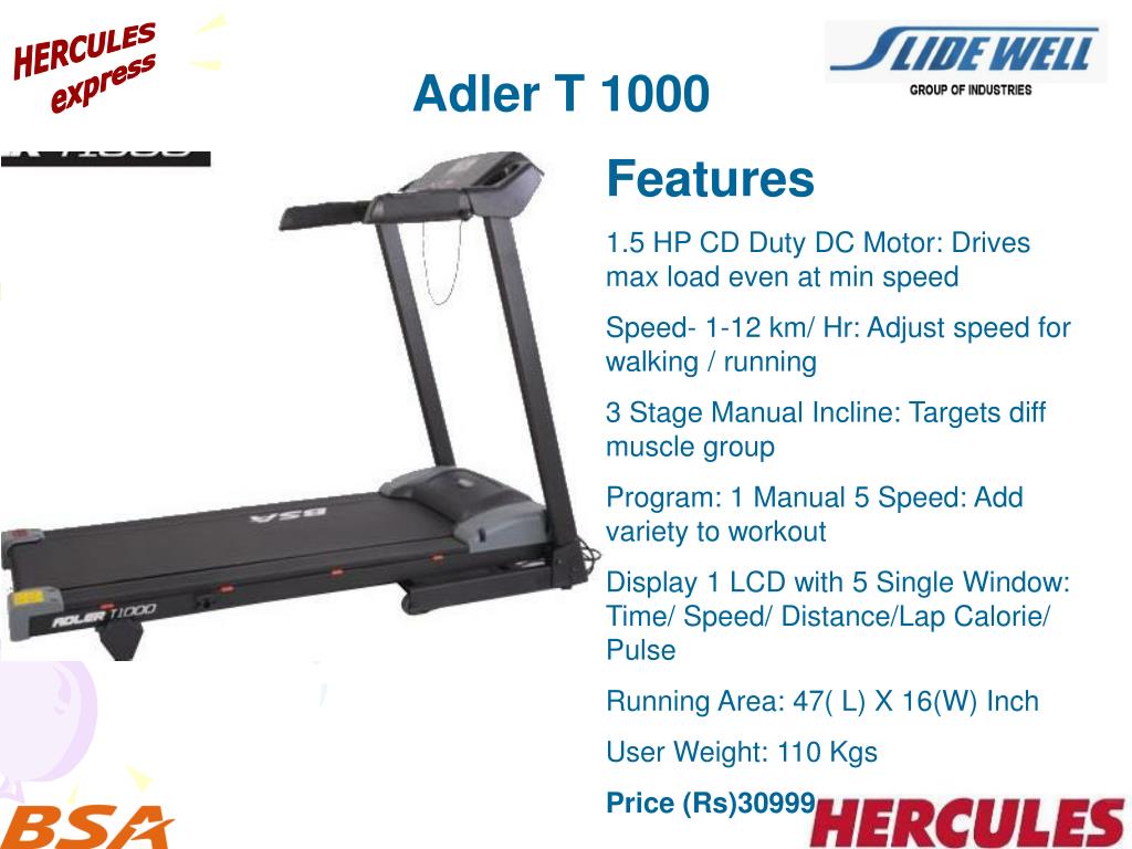 Bsa workouts online treadmill
