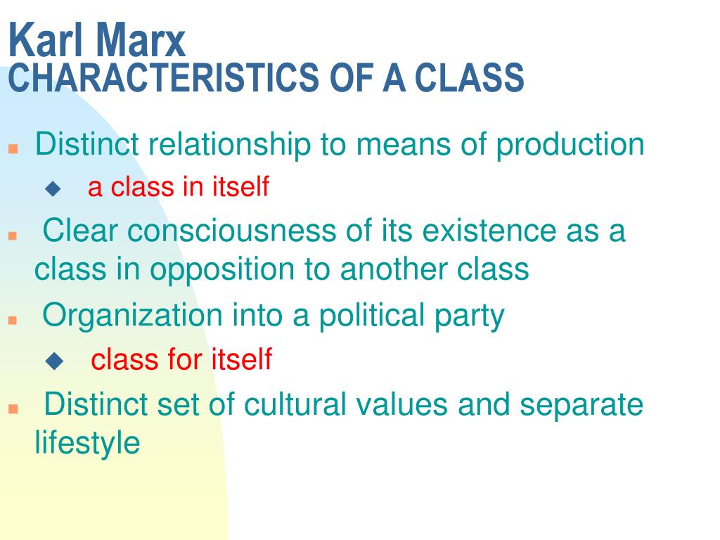 characteristics of marxism