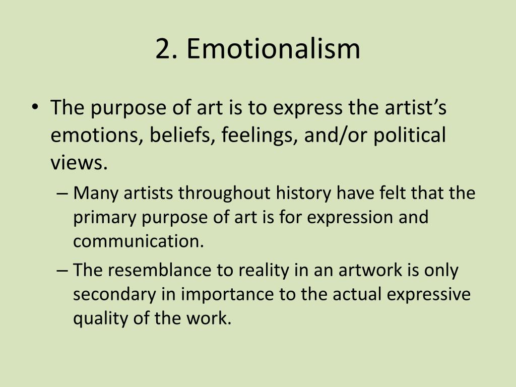 PPT - Imitationalsim Emotionalism Formalism PowerPoint Presentation