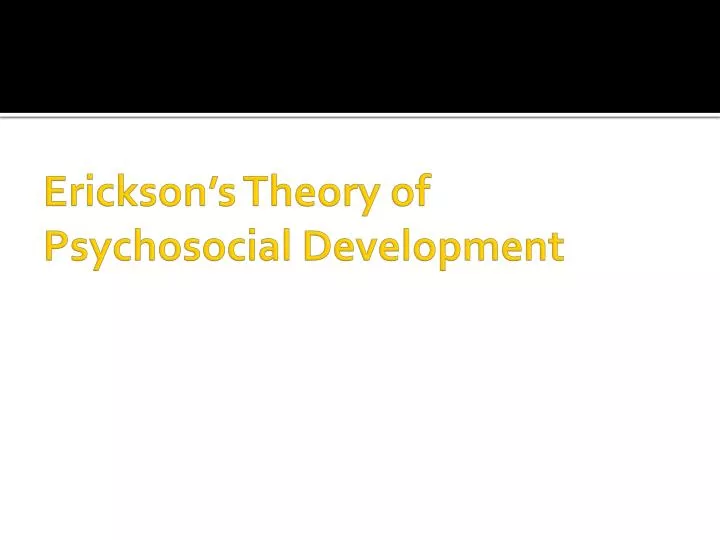erickson s theory of psychosocial development analysis Critics of erikson's theory say that his theory is more applicable to boysthan to girls, and that more attention is paid to infancy and childhood than toadult life. erickson s theory of psychosocial development analysis Critics of erikson's theory say that his theory is more applicable to boysthan to girls, and that more attention is paid to infancy and childhood than toadult life.