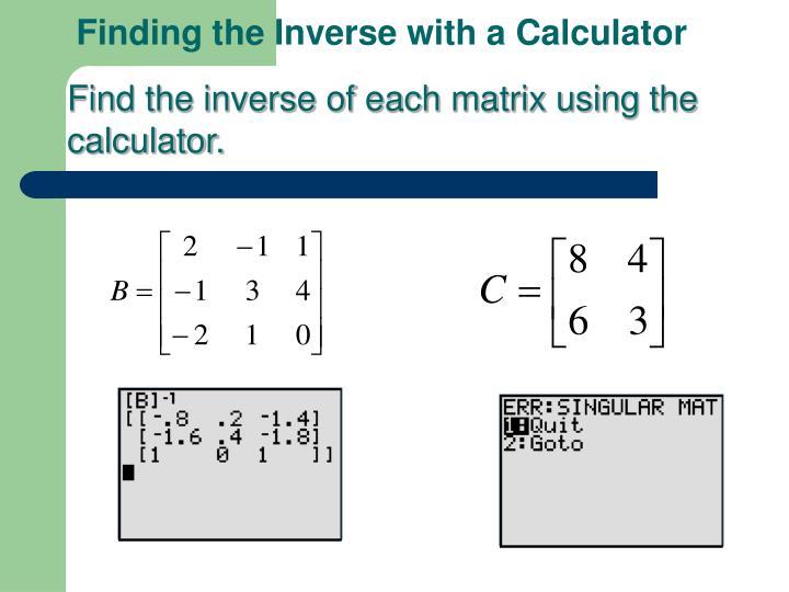 Inverse matrix symbolic calculator swissgross