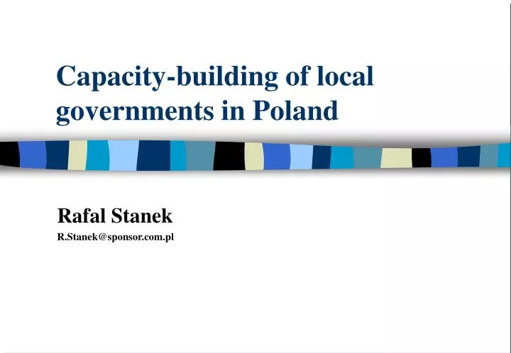 capacity building of local governments in poland n.