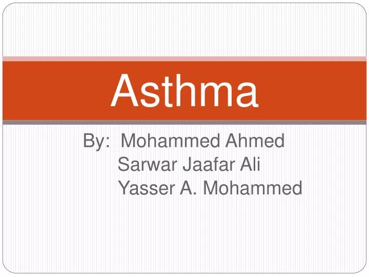 asthma n.