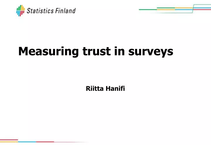 measuring trust in surveys n.