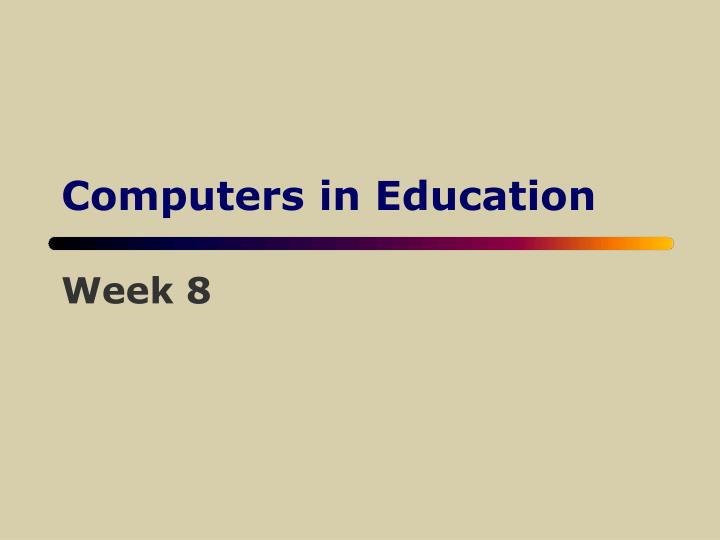 computers in education n.