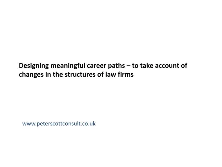 meaningful career