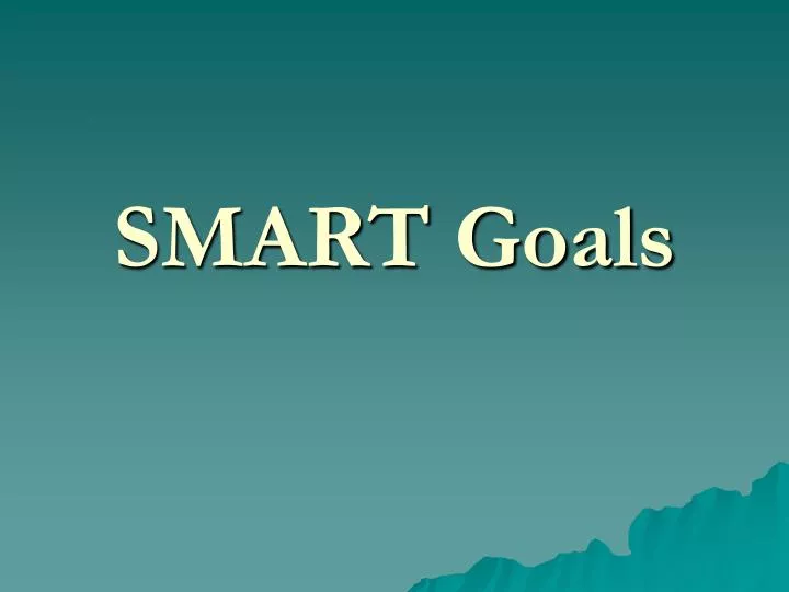 smart goals n.