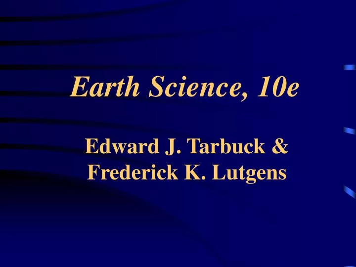earth science 10e n.