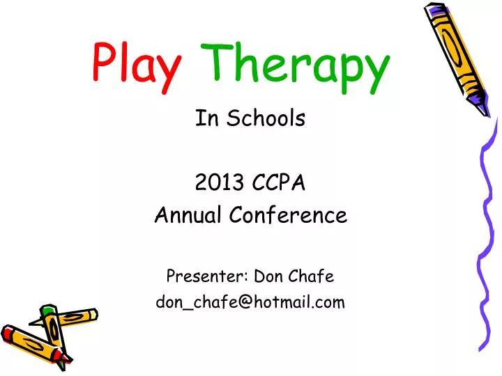 play therapy n.