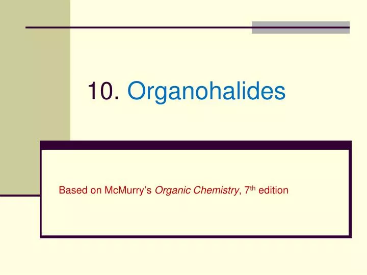 10 organohalides n.