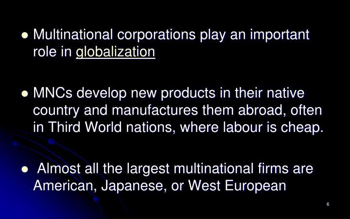 globalization and multinational firms globalization and multinational firms