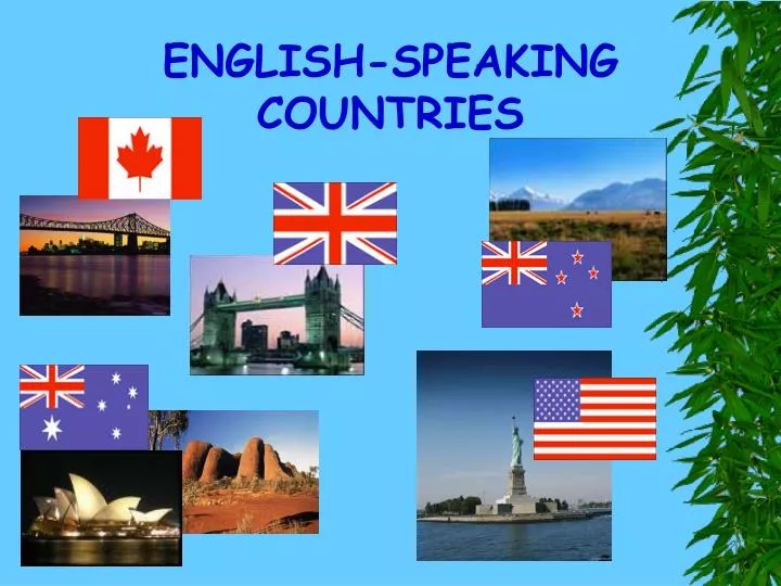 english speaking countries powerpoint presentation