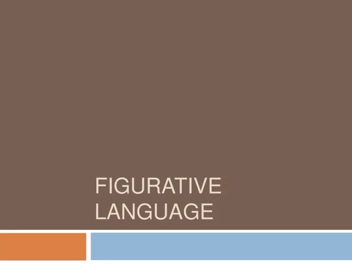 figurative language n.