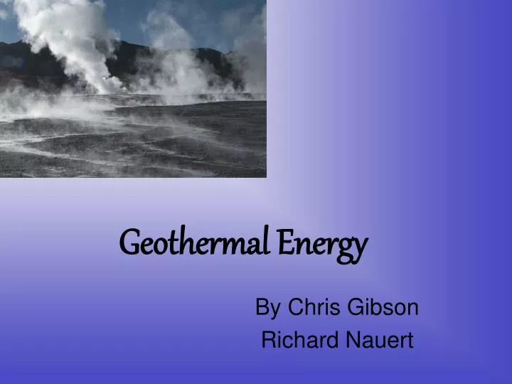 PPT Geothermal Energy PowerPoint Presentation Free Download ID 1452498