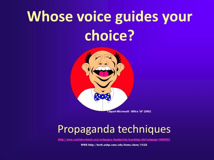 Ppt Propaganda Techniques Http Www Carlisleschools Org