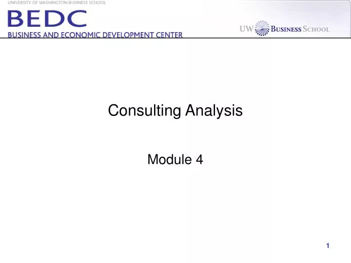 consulting analysis n.