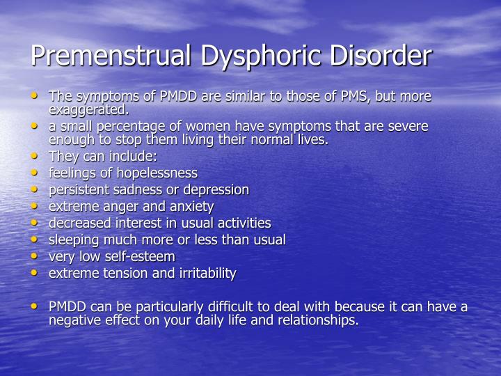 PPT Premenstrual Syndrome PowerPoint Presentation ID