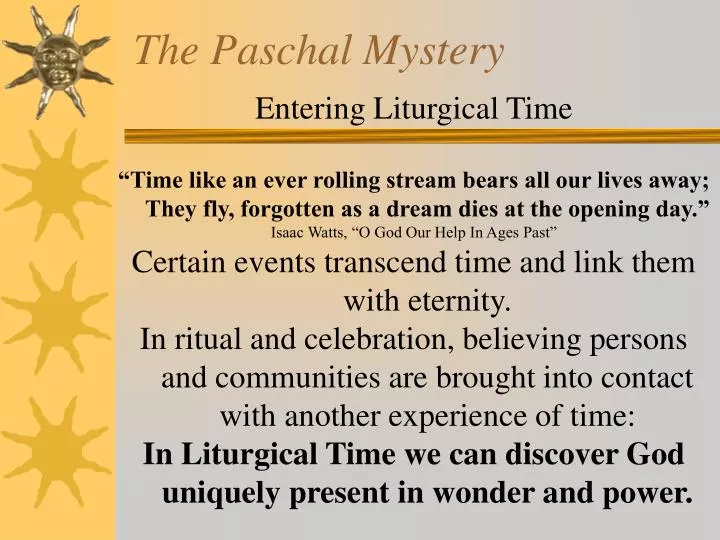 the paschal mystery n.