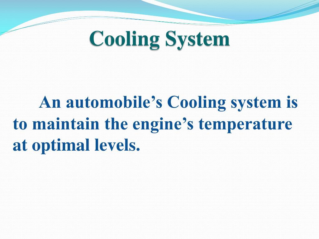 PPT COOLING SYSTEM IN IC ENGINES PowerPoint Presentation, free