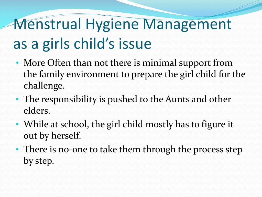 Ppt Why Menstrual Hygiene Management Powerpoint Presentation Free Download Id1453504 0222