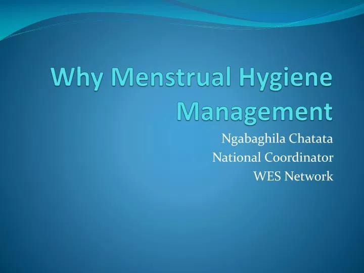 Ppt Why Menstrual Hygiene Management Powerpoint Presentation Free Download Id1453504 2856