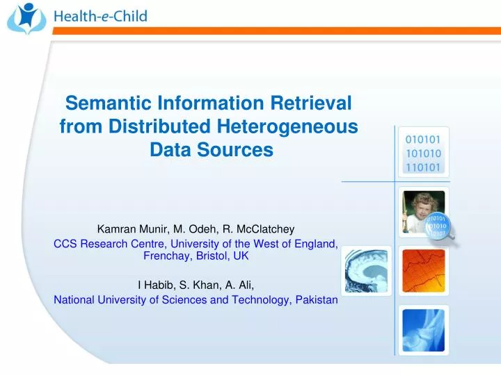 semantic information retrieval from distributed heterogeneous data sources n.