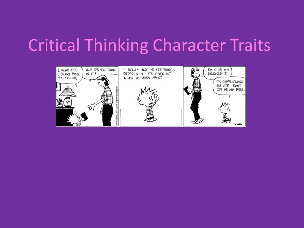 critical thinking character
