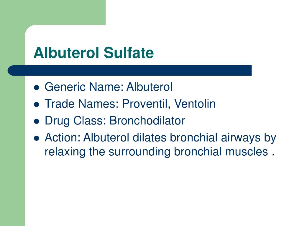 how much albuterol sulfate does it take to overdose