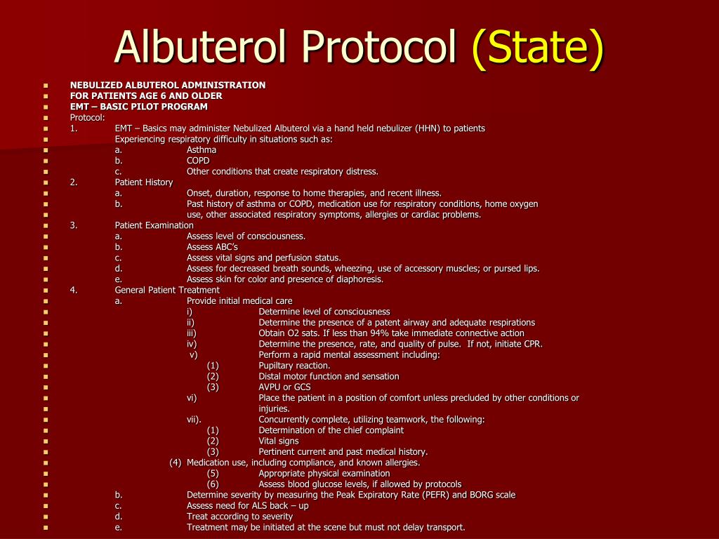 PPT BLS Albuterol Administration PowerPoint Presentation, free