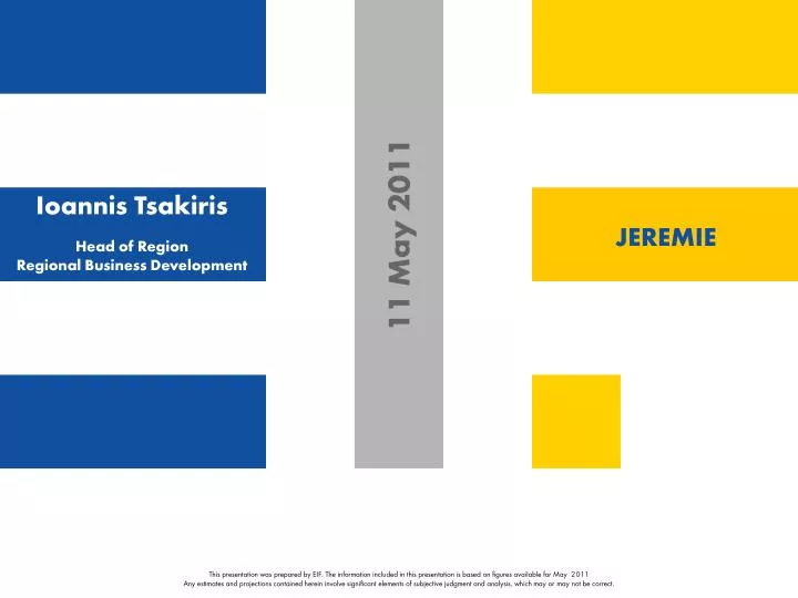 PPT - Ioannis Tsakiris Head of Region Regional Business Development  PowerPoint Presentation - ID:1455497