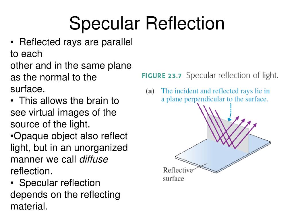 PPT Chapter 25. Mirrors and the Reflection of Light PowerPoint