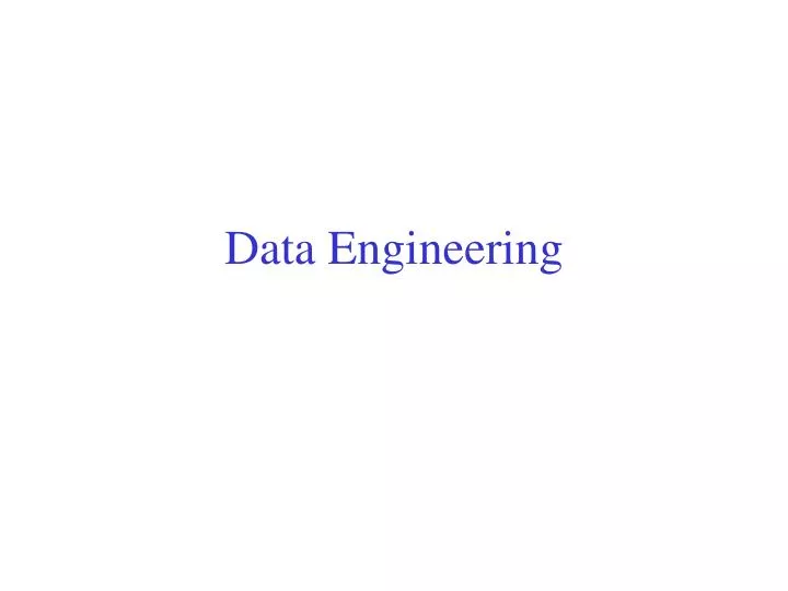 data engineering n.