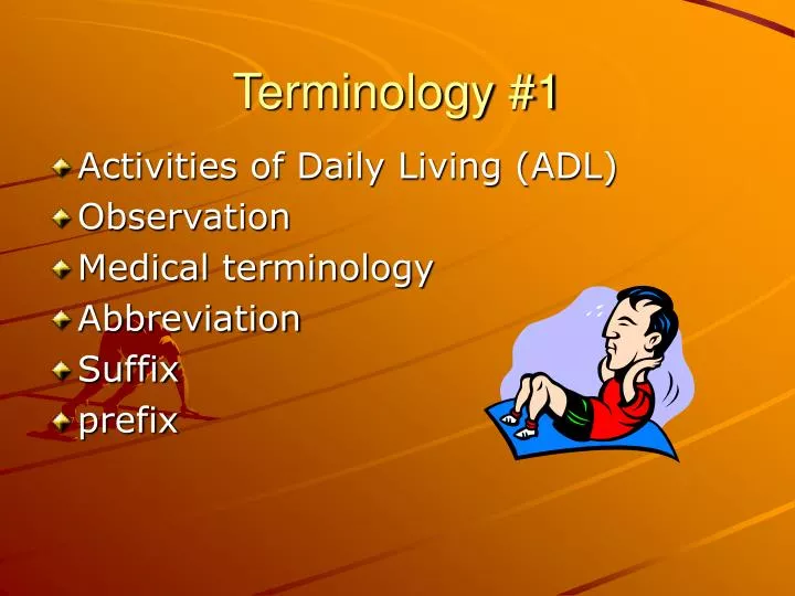 terminology 1 n.